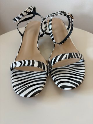 Sandalias Animal Print Rayas