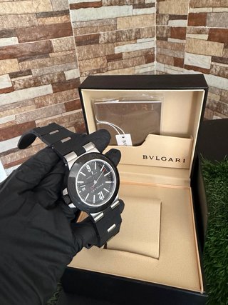 Reloj Bvlgari Aluminio Negro/Plata