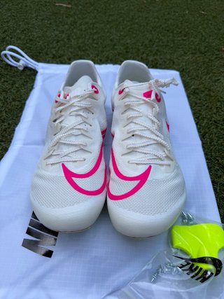 Zapatillas Atletismo Nike Blancas y Rosas