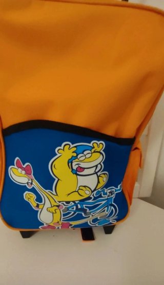 Mochila escolar con carro