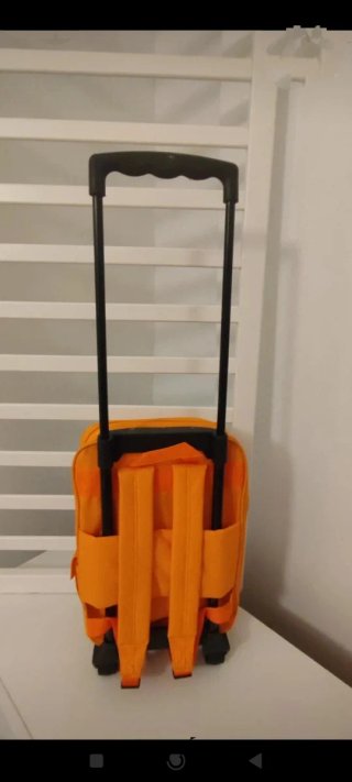 Mochila escolar con carro