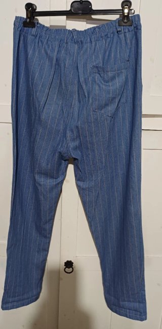 Pantaloni lino uomo/ragazzo righe