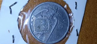 Lote 25 Pesetas 1957 Franco ¡Con ESTRELLA 61!