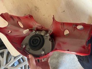 Careta y Faro Delantero Piaggio Liberty