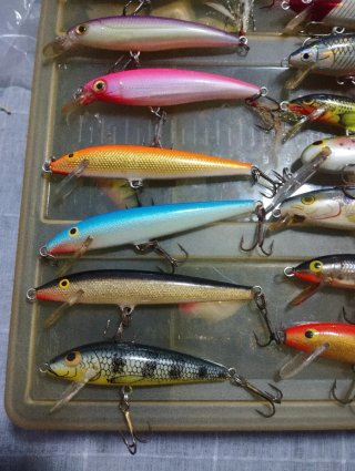 Lotes señuelos pesca 7-9cm