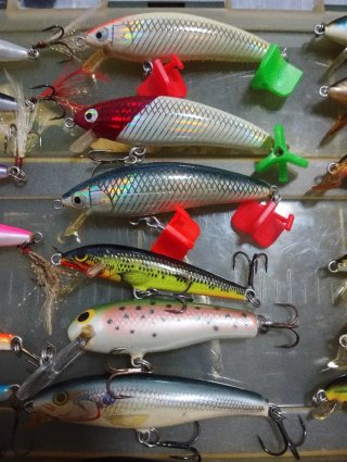 Lotes señuelos pesca 7-9cm