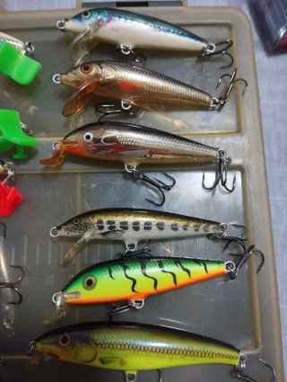 Lotes señuelos pesca 7-9cm