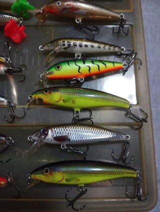 Lotes señuelos pesca 7-9cm