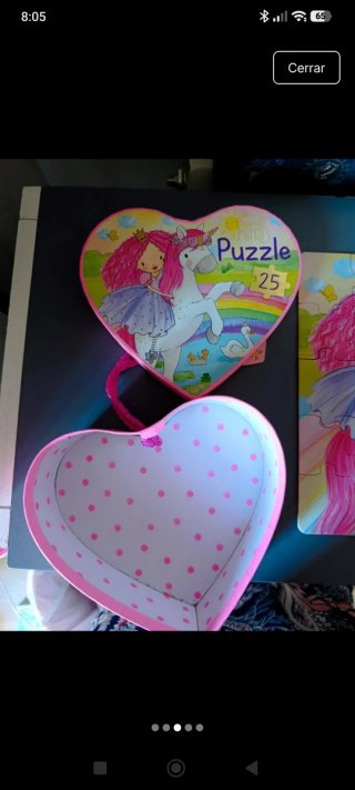 Puzzle Princesa y Unicornio