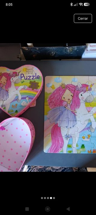 Puzzle Princesa y Unicornio