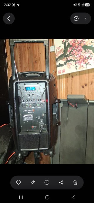 Altavoz Karaoke Audibax Denver 12 Negro