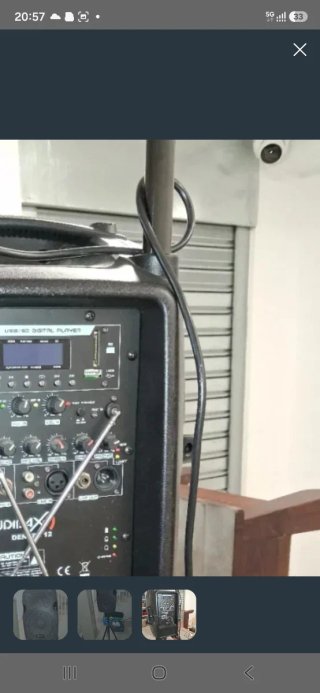Altavoz Karaoke Audibax Denver 12 Negro