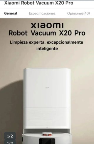 Xiaomi Robot Vacuum X20 Pro + extras