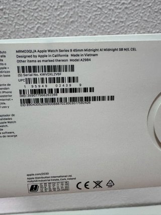 Apple Watch Series 9 45mm GPS + Celular Negro