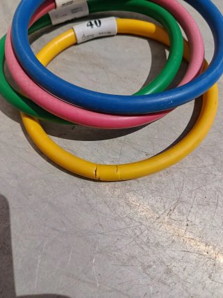Aros de piscina de colores (4 unidades)
