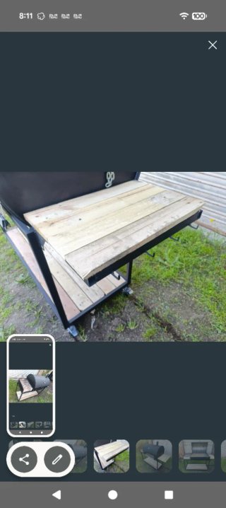Barbecue artigianale riciclato