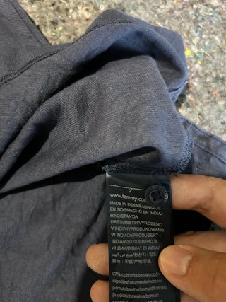 Polo Tommy Hilfiger Uomo Blu Taglia S