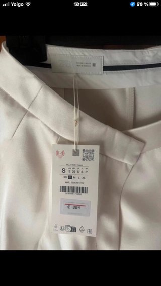Pantalón ancho Zara