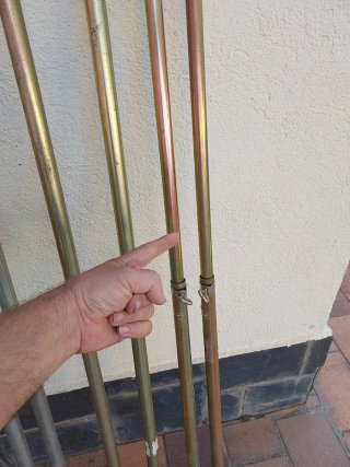 Tubos de avance con abrazadera caravana
