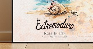 Cuadro EXTREMODURO Robe "Si te vas" -  Acuarela A3
