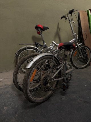 2 bicicletas plegables