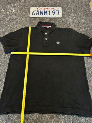 Polo Tommy Hilfiger Uomo Nero Taglia XXL