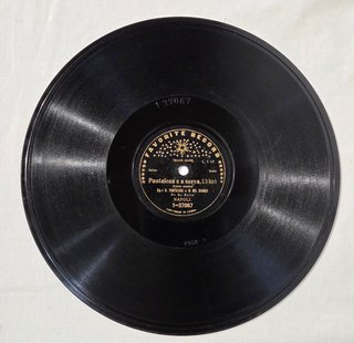 Disco 78 giri Favorita - In casa Pantalena - 1909