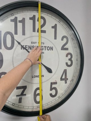Reloj de Pared Estilo Vintage 80cm