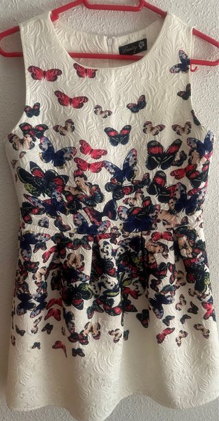 Vestido mariposas ocasiones especiales talla M