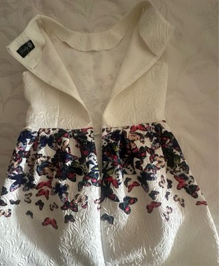 Vestido mariposas ocasiones especiales talla M