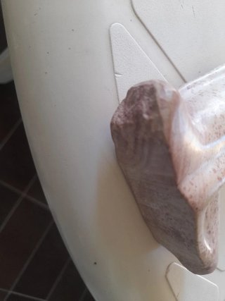 Figura decorativa de piedra