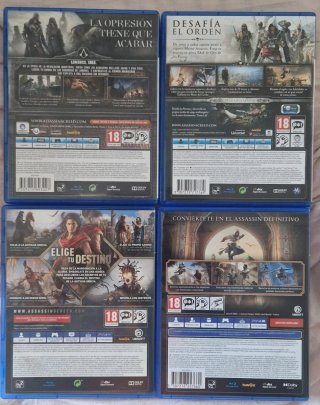 Juegos PS4 Assassin's Creed (Lote)