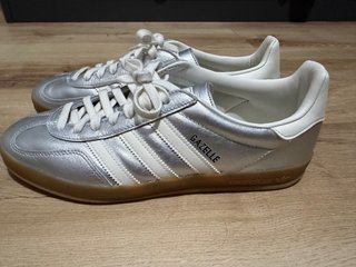 Adidas Gazelle Plata Blancas Talla 44