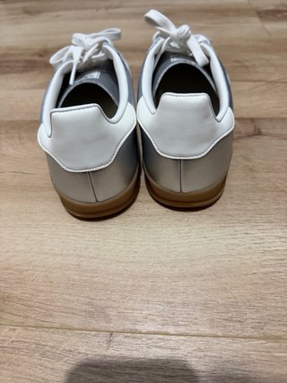 Adidas Gazelle Plata Blancas Talla 44