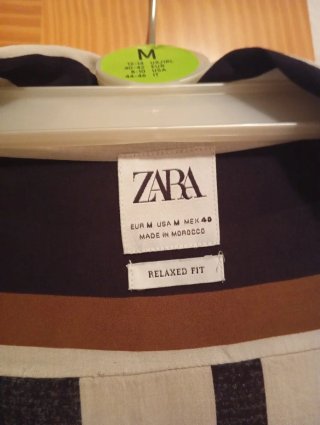 Camisa Zara Rayas M