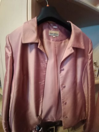 Conjunto Chaqueta y Falda Rosa