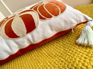 Fundas para cojines decorativos.Bordados Otoñales