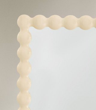 Espejo Zara Home Marco Burbujas Beige