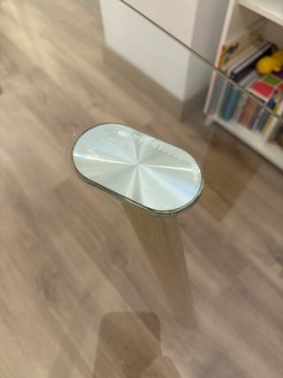 Mesa Comedor Cristal y Madera