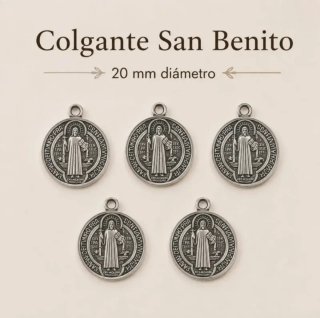 Colgante San Benito 5 pcs/2€