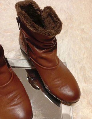 Botines marrones mujer plantilla estraible .