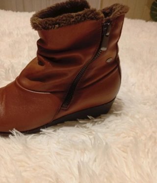 Botines marrones mujer plantilla estraible .
