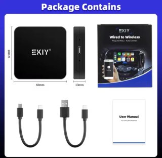 Adaptador CarPlay y Android Auto Inalámbrico
