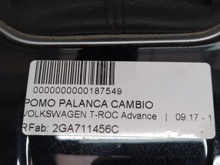 POMO PALANCA CAMBIO VOLKSWAGEN T-ROC Advance
