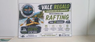 Vale Regalo Descenso Rafting para 2 Personas