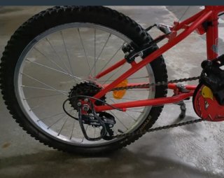 Bicicleta Infantil B-Twin Roja