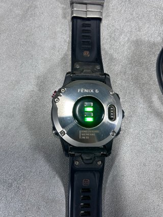 Reloj Garmin Fenix 6 Negro Gorilla Glass + Cargado