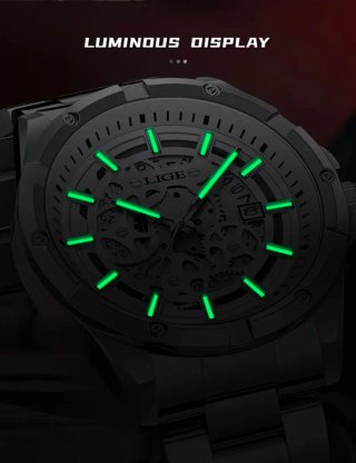 Reloj LIGE Acero Inoxidable Mecánico
