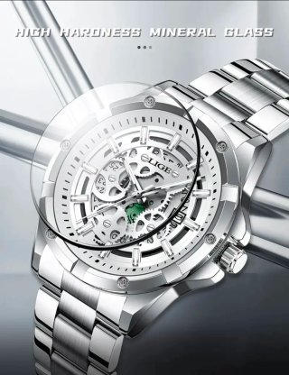 Reloj LIGE Acero Inoxidable Mecánico