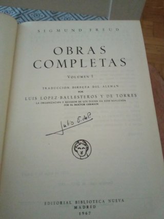 Obras completas de Sigmund Freud.